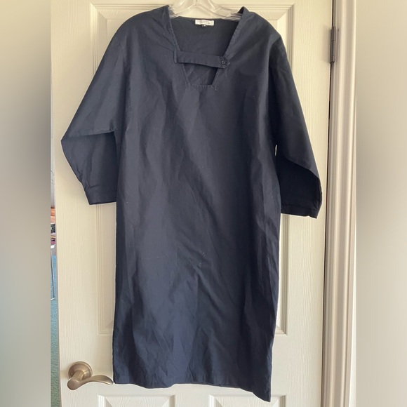 Galleries Lafayette Navy Dress - Picture 1 of 4